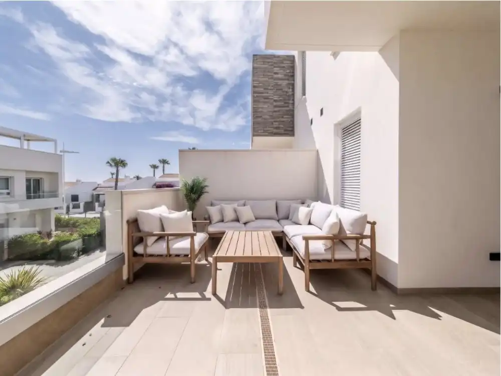 Terrace of Ground floor for sale in Algorfa  with Air Conditioner, Heating and Private garden