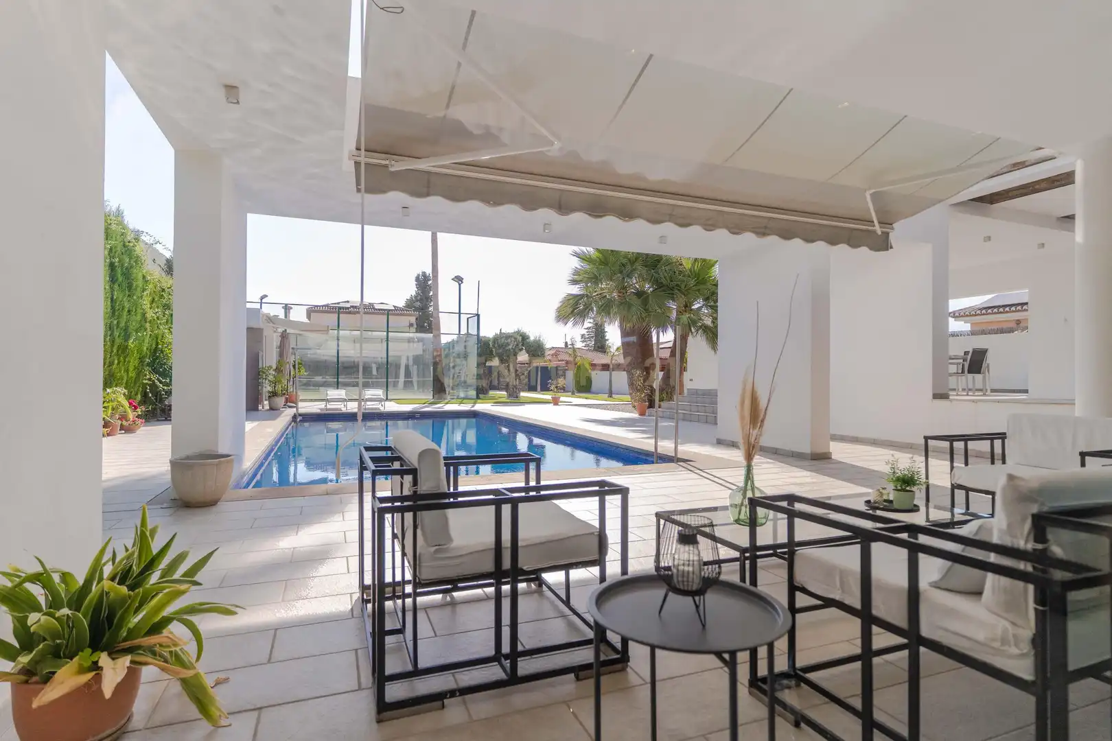 Terrassa de Casa o xalet en venda en Gójar amb Aire condicionat, Jardí privat i Traster