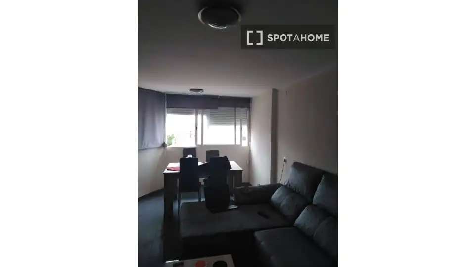 Sala d'estar de Pis de lloguer en Paterna amb Aire condicionat, Calefacció i Moblat