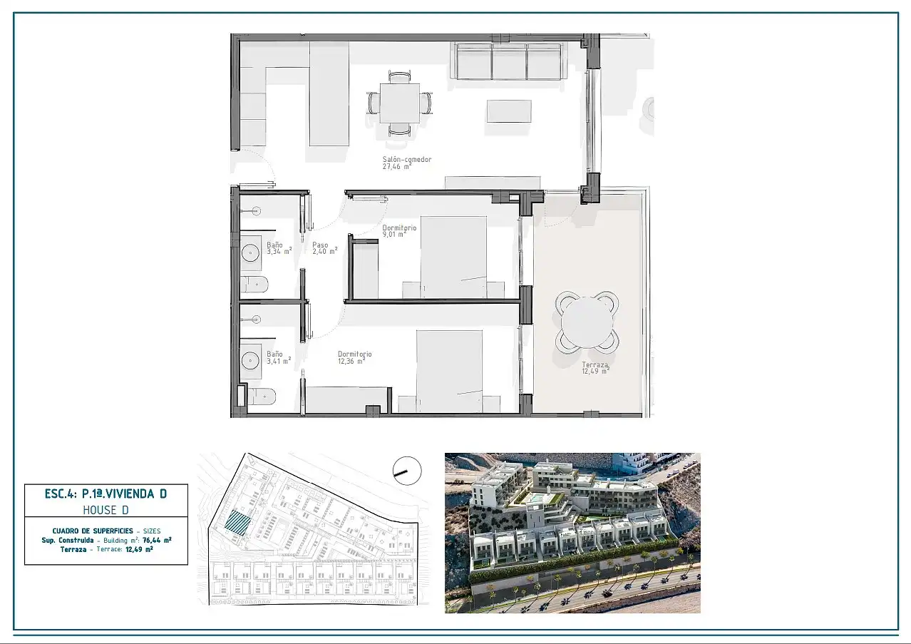 Apartament amb terrassa en venda a El Hornillo, imagen 22