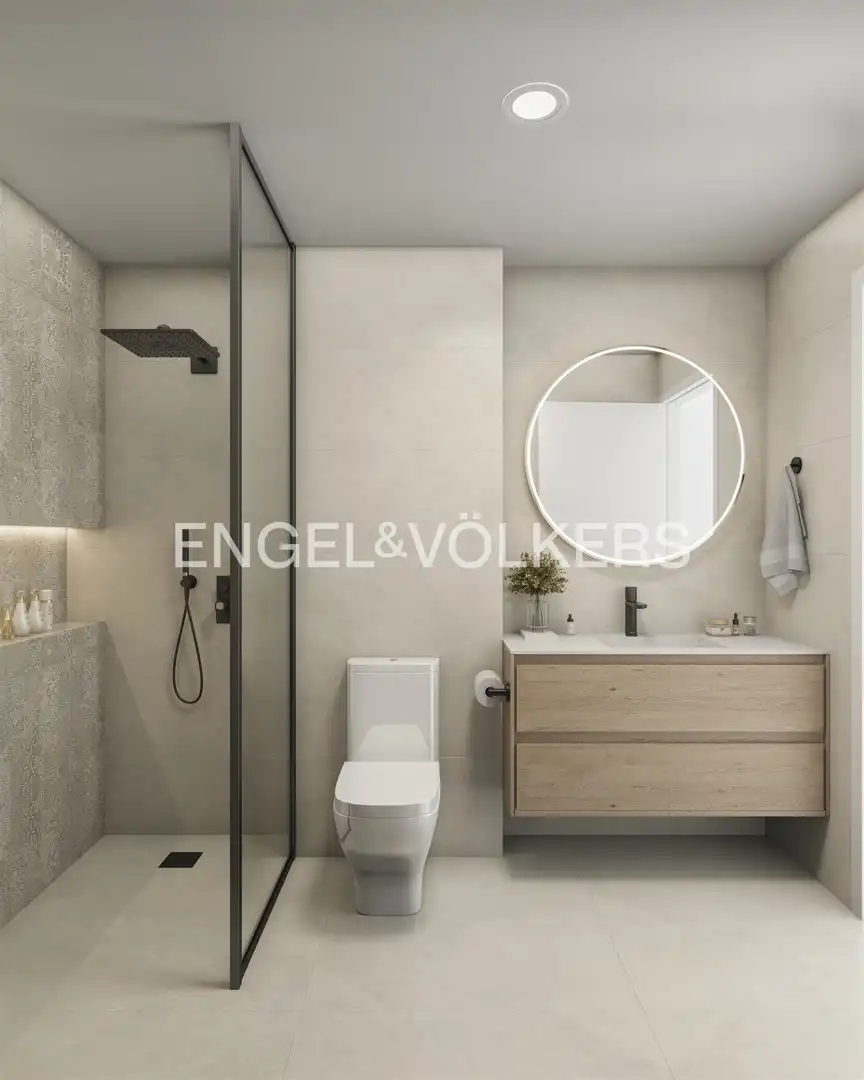 Baño de Apartamento en venta en Pilar de la Horadada con Aire acondicionado, Calefacción y Jardín privado