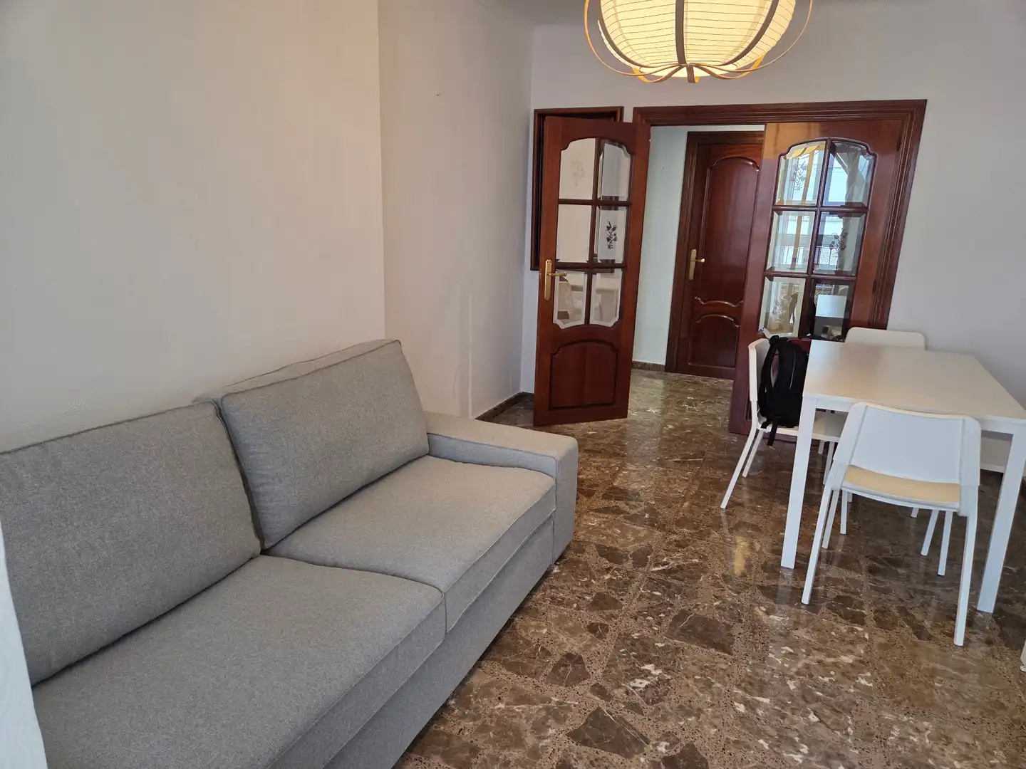 Living room of Flat for rent in Málaga  with Air Conditioner, Terrace and Furnished
