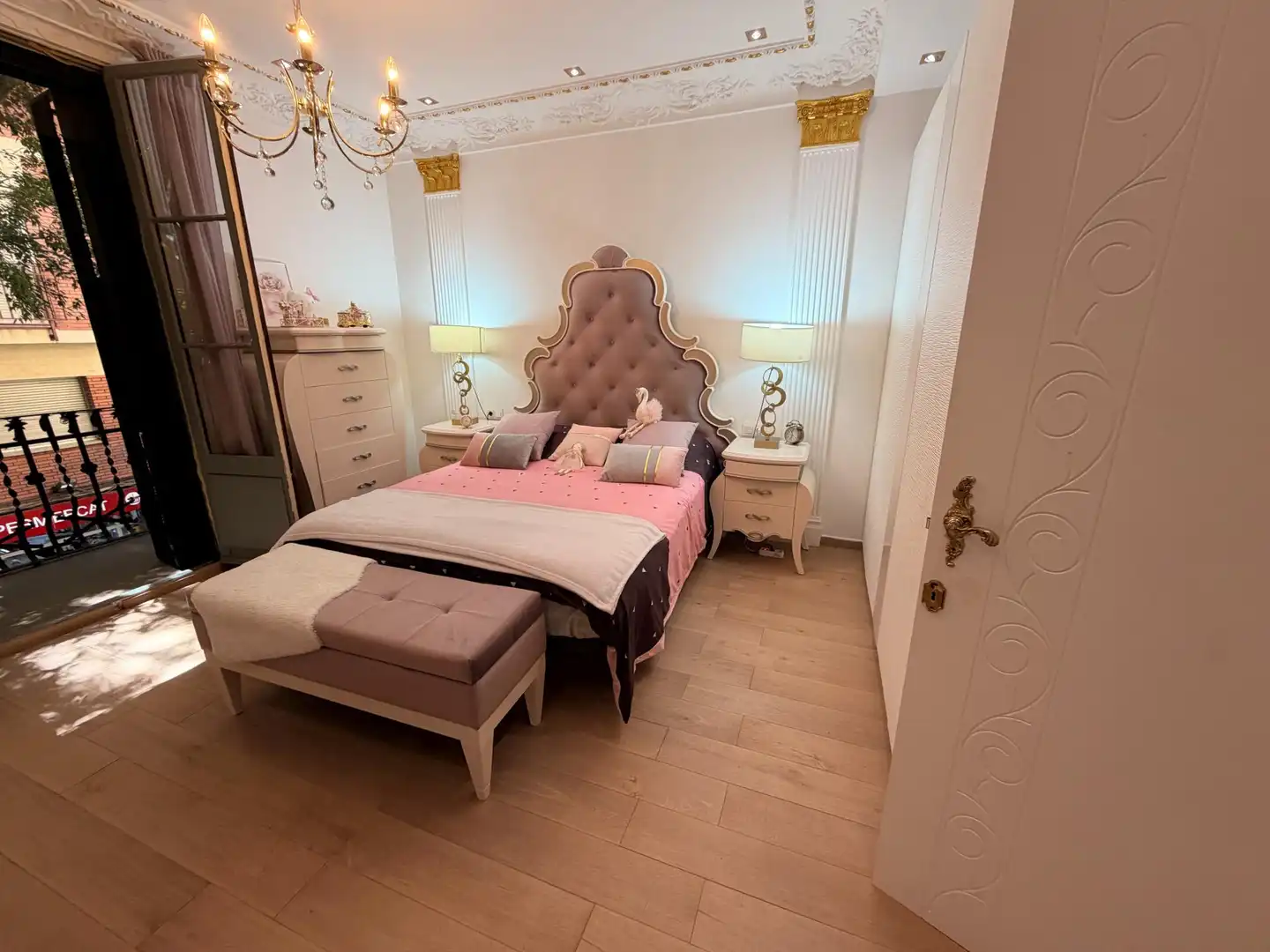 Schlafzimmer von Maisonette zum Verkauf in Barcelona mit Klimaanlage, Terrasse und Balkon