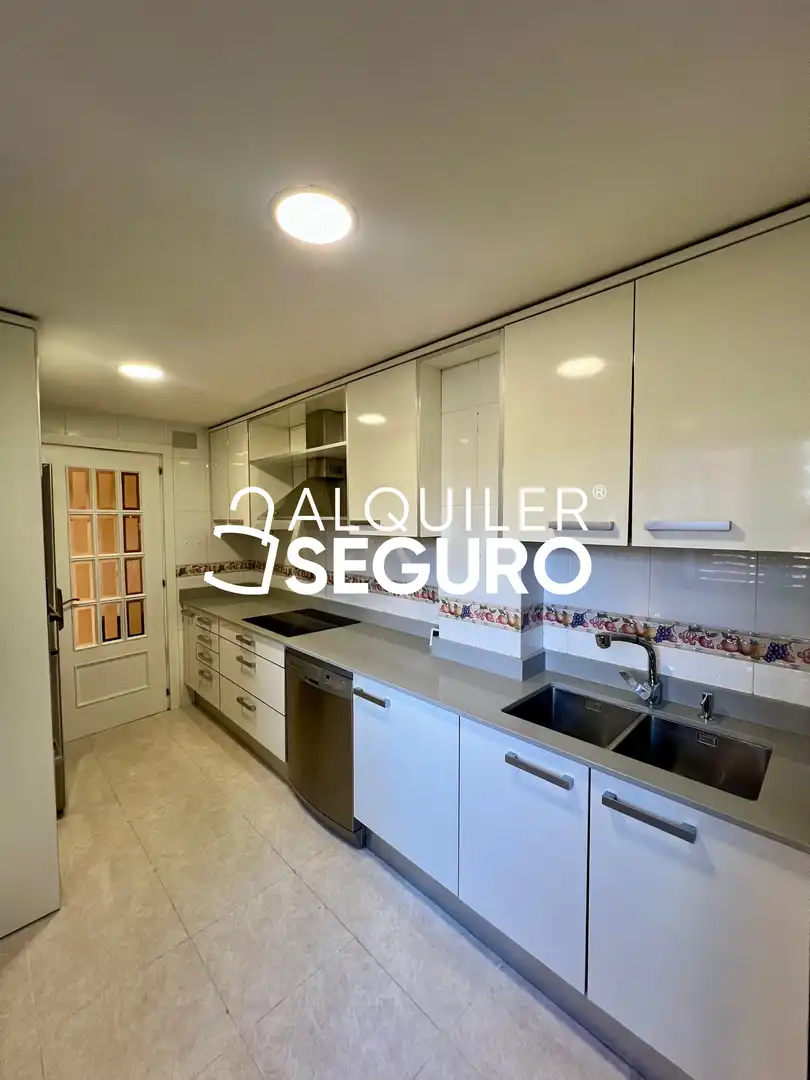 Kitchen of Flat for rent in Madrid  with Air Conditioner, Heating and Terrace