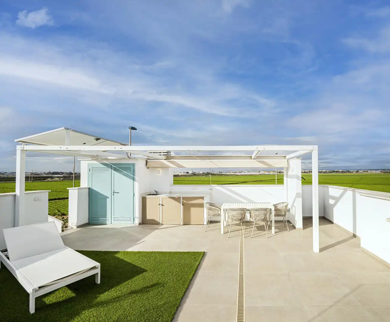 Terraza de Casa o chalet en venta en Pilar de la Horadada con Jardín privado, Terraza y Piscina comunitaria