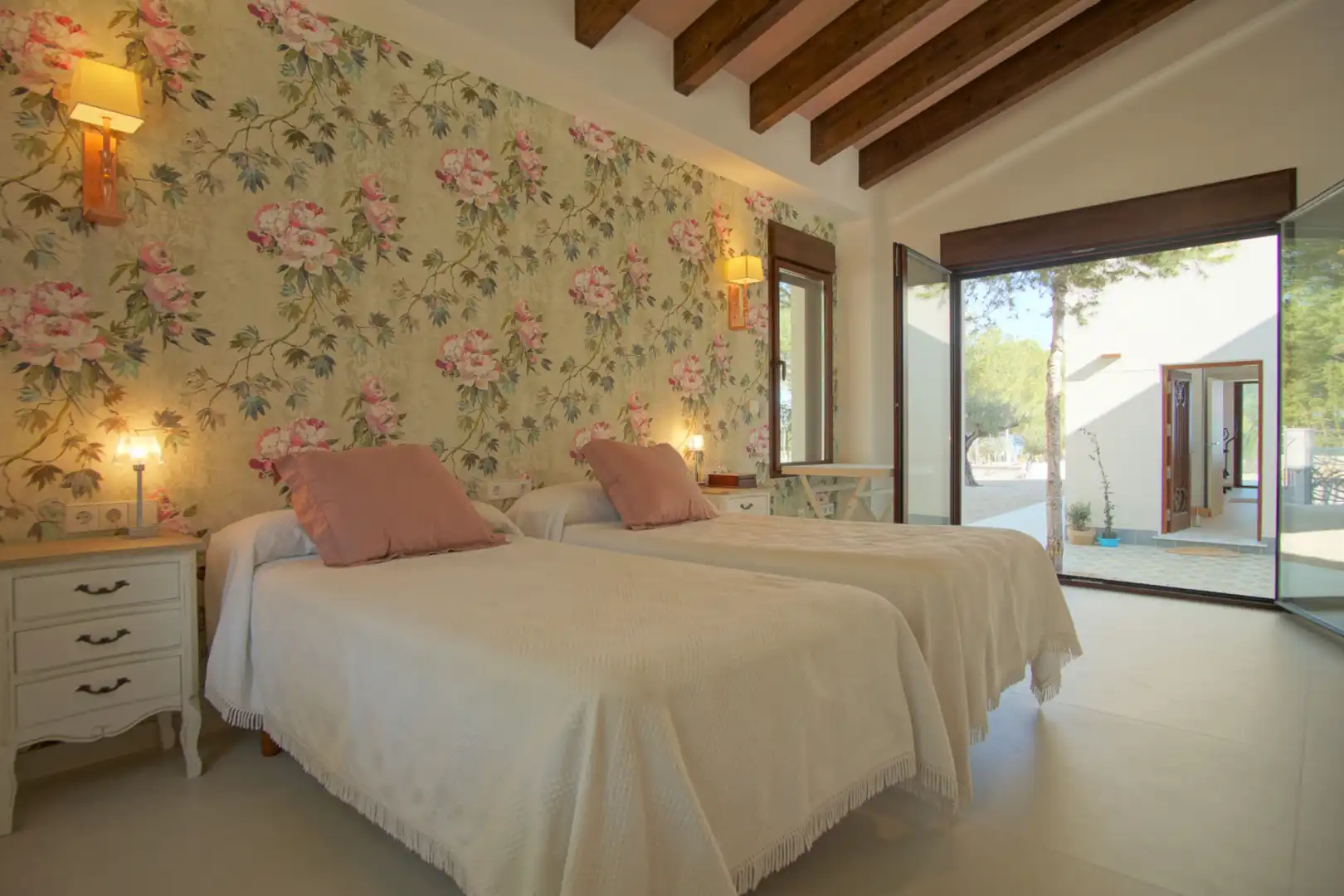Schlafzimmer von Haus oder Chalet zur Miete in Dénia mit Klimaanlage, Heizung und Privatgarten