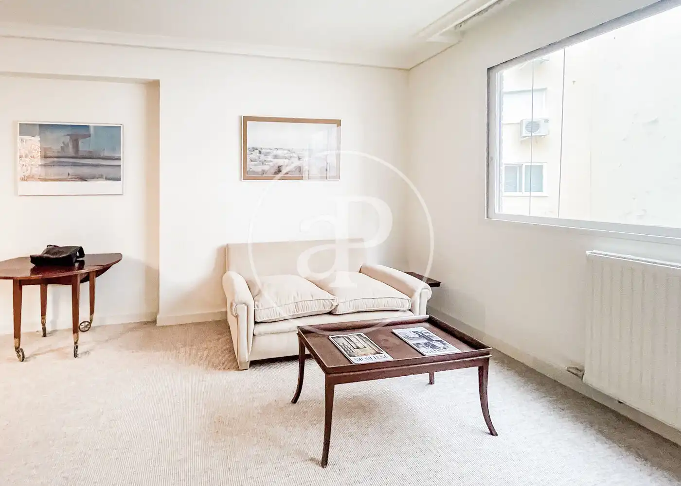 Sala de estar de Loft de alquiler en Madrid con Aire acondicionado, Calefacción y Amueblado