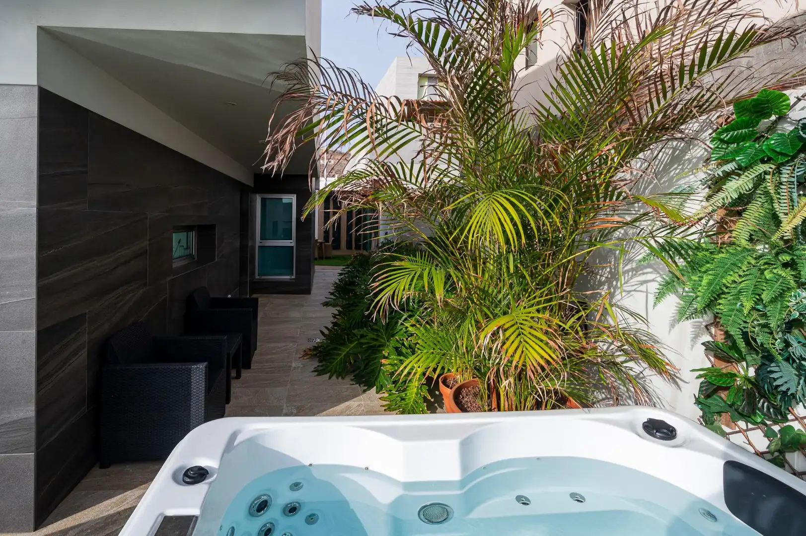 Terraza de Casa o chalet en venta en Telde con Aire acondicionado, Calefacción y Jardín privado