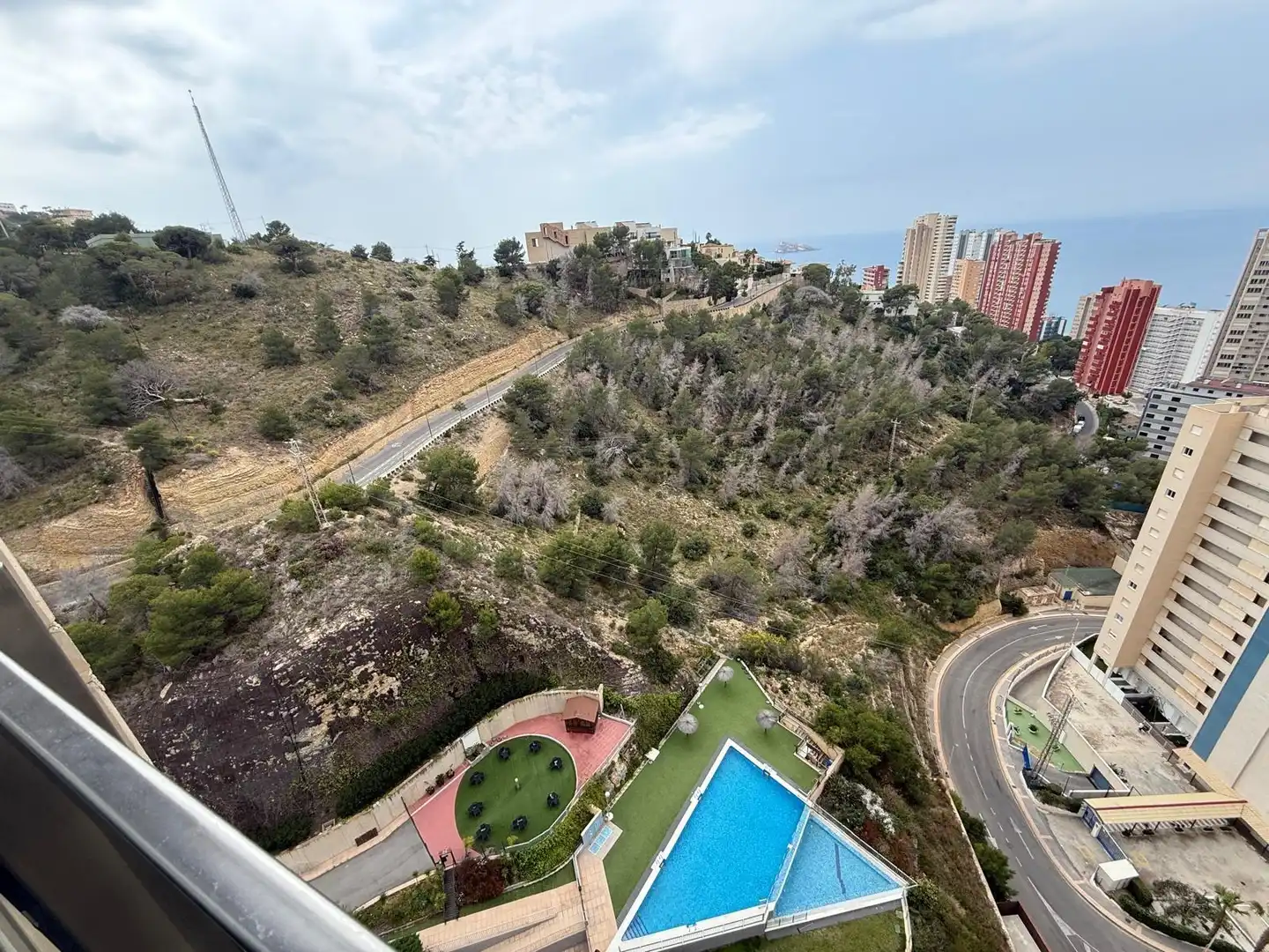 Exterior view of Flat for rent in Benidorm  with Air Conditioner, Heating and Private garden
