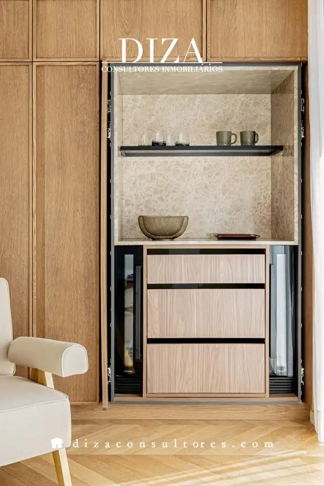 Küche von Maisonette zum Verkauf in Madrid mit Klimaanlage und Terrasse