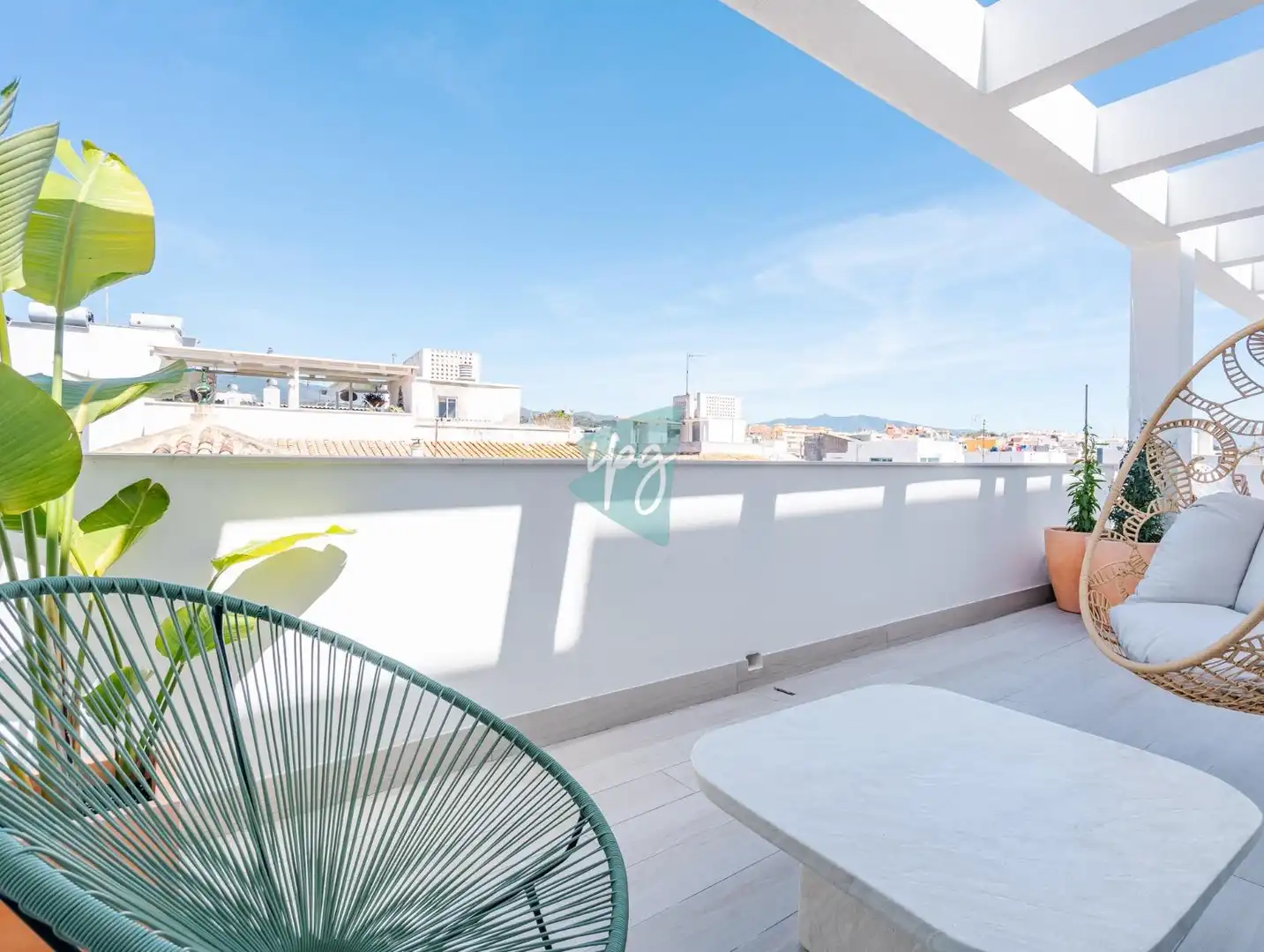 Terrasse von Wohnungen zur Miete in Estepona mit Klimaanlage, Heizung und Terrasse