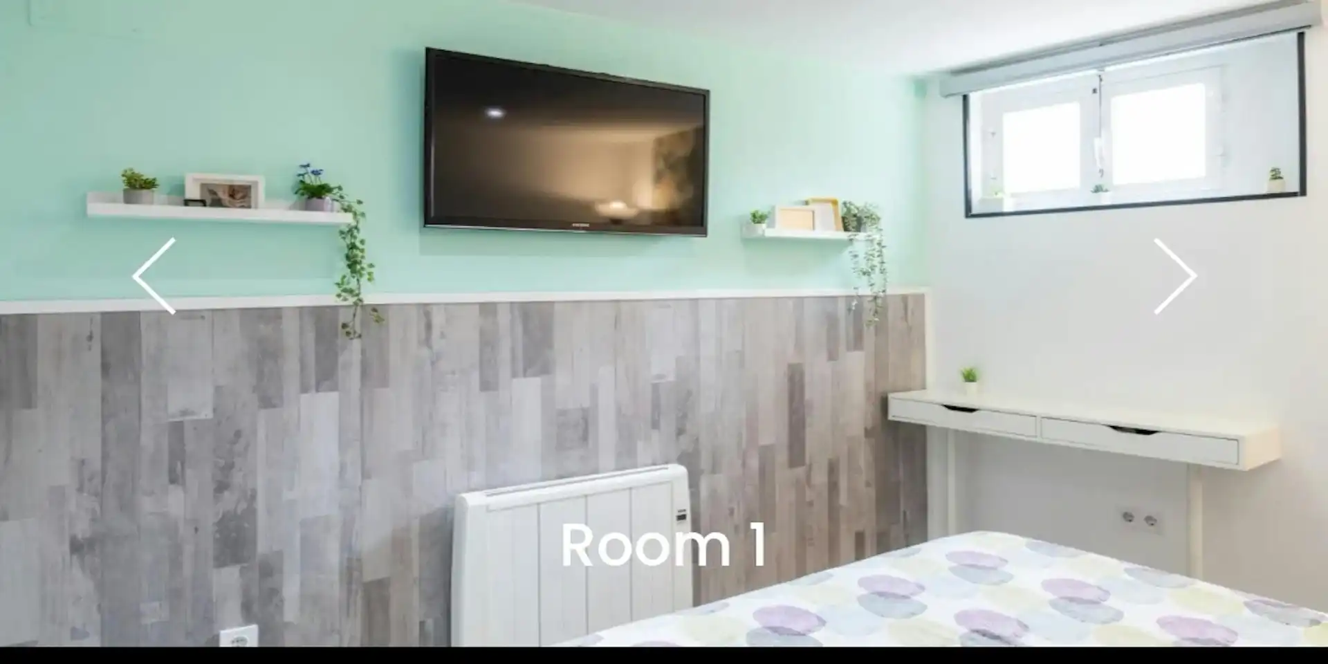 Schlafzimmer von Wohnung zur untervermieten in Madrid mit Klimaanlage, Heizung und Möbliert