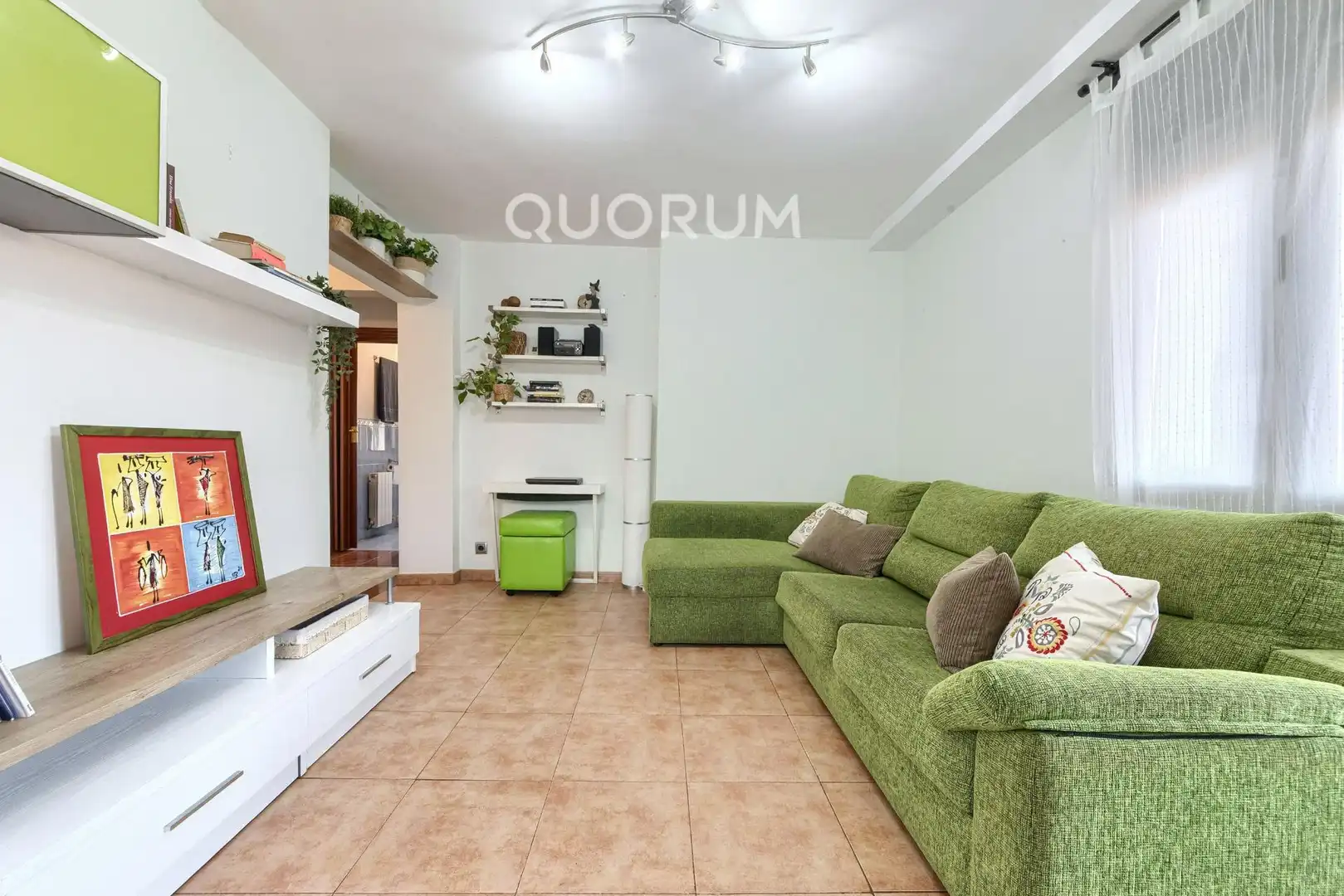 Living room of Flat for sale in Barakaldo   with Heating, Terrace and Furnished