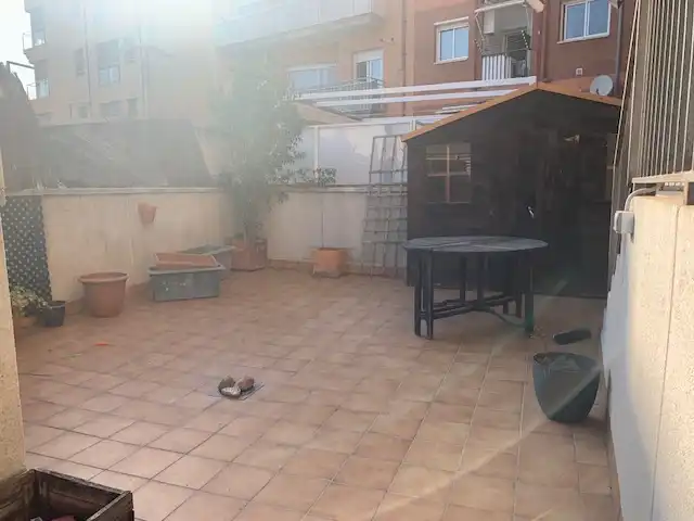 Terrasse von Wohnung zum Verkauf in Badalona mit Klimaanlage, Heizung und Parkett