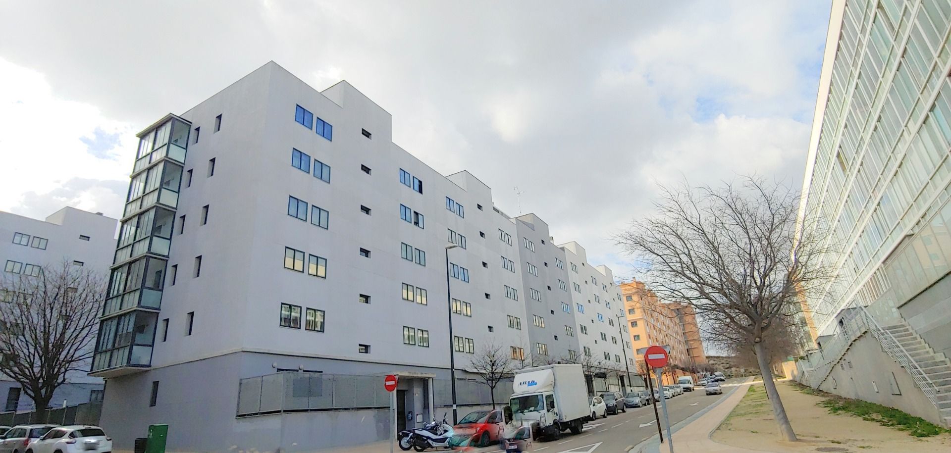 Exterior view of Flat to rent in  Zaragoza Capital  with Heating, Parquet flooring and Terrace