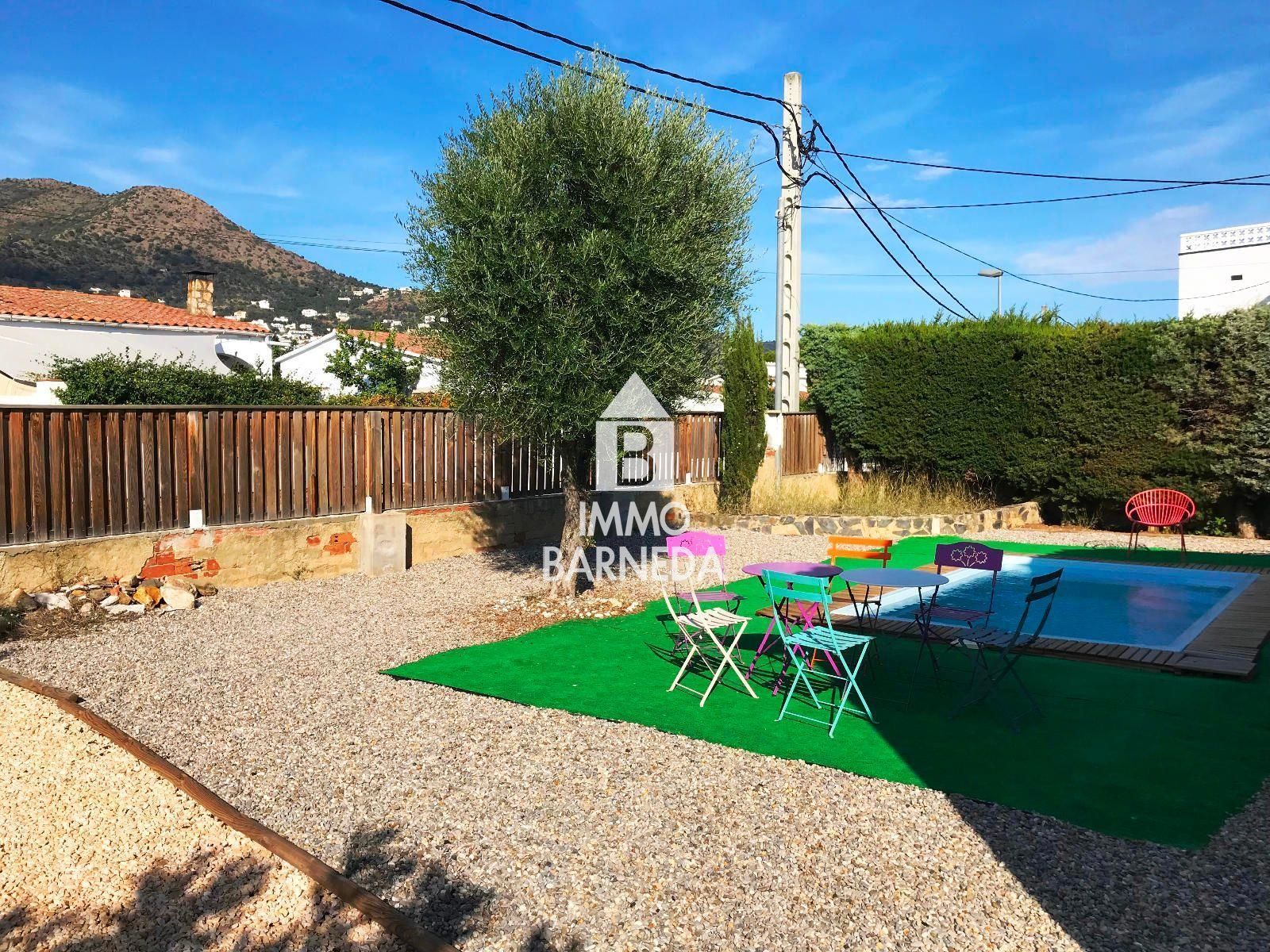 Garden of House or chalet for sale in Roses  with Air Conditioner, Terrace and Storage room