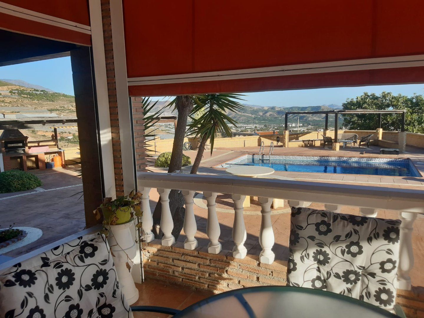 Terrassa de Finca rústica de lloguer en Salobreña amb Terrassa, Piscina i Moblat