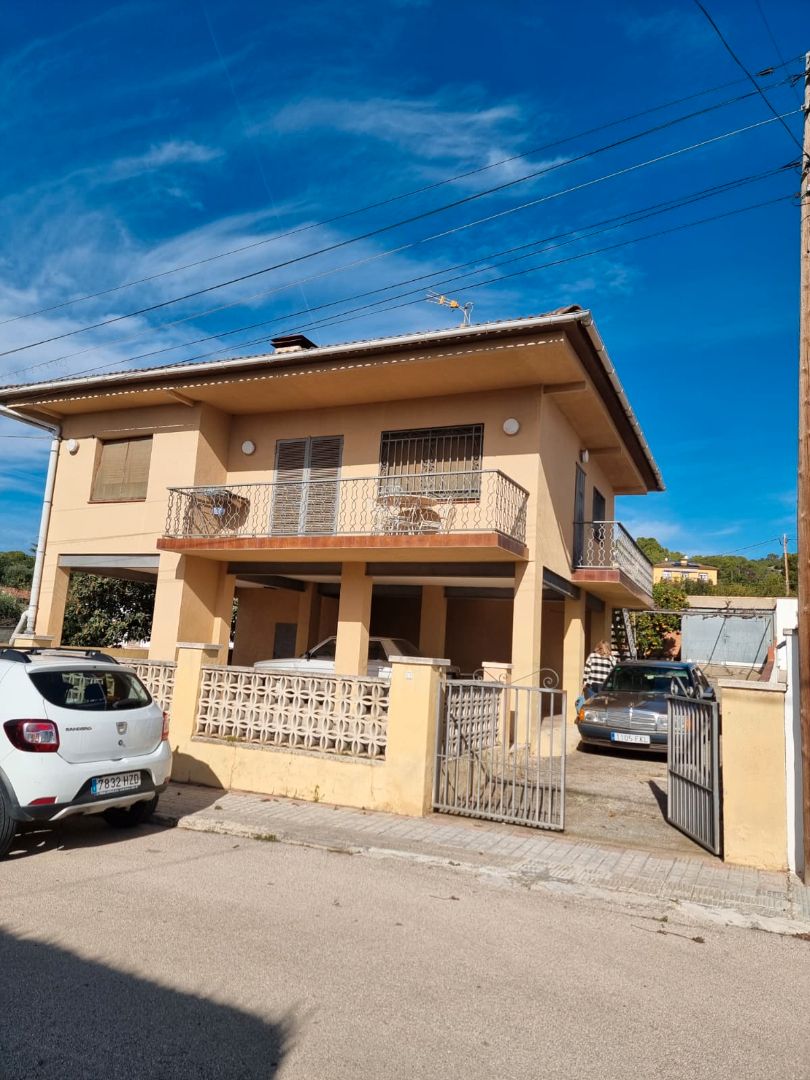 Exterior view of House or chalet for sale in Sant Jaume dels Domenys  with Heating, Private garden and Terrace