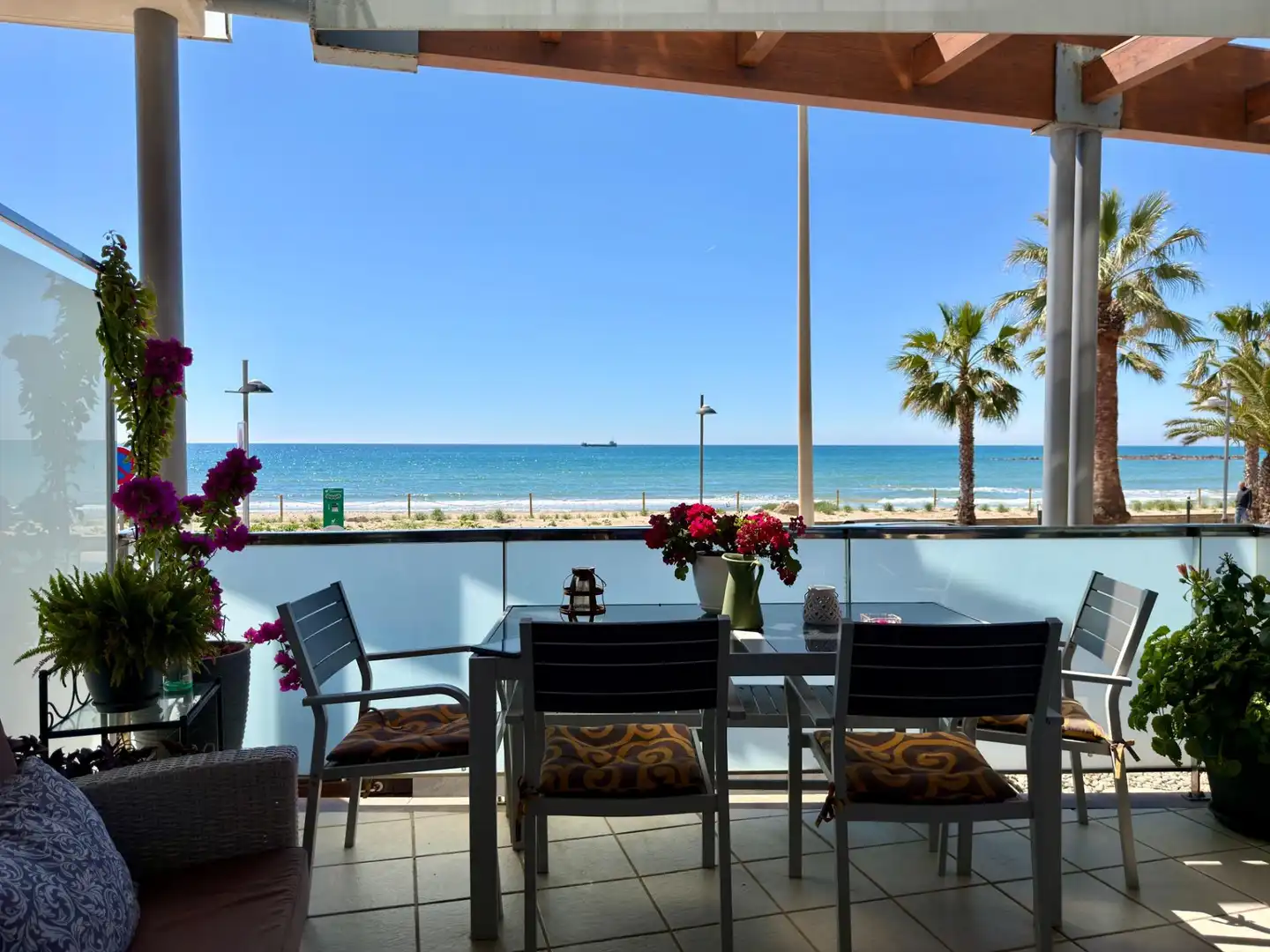 Terraza de Apartamento en venta en Cubelles con Aire acondicionado, Calefacción y Parquet