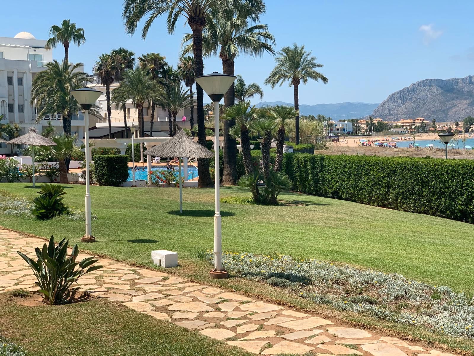 Jardín de Apartamento en venta en Dénia con Aire acondicionado, Terraza y Amueblado