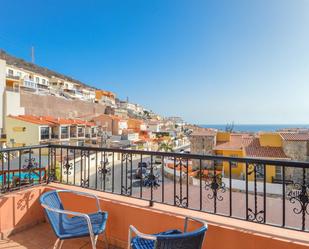 Exterior view of House or chalet for sale in Mogán  with Air Conditioner, Private garden and Terrace