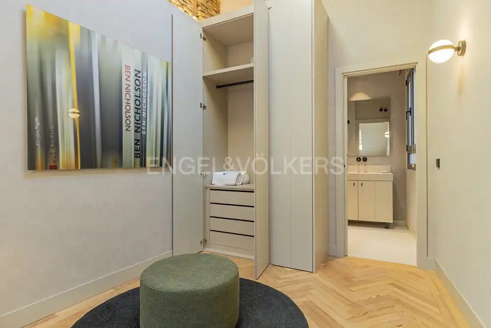 Bedroom of Flat for rent in Madrid  with Air Conditioner, Heating and Furnished