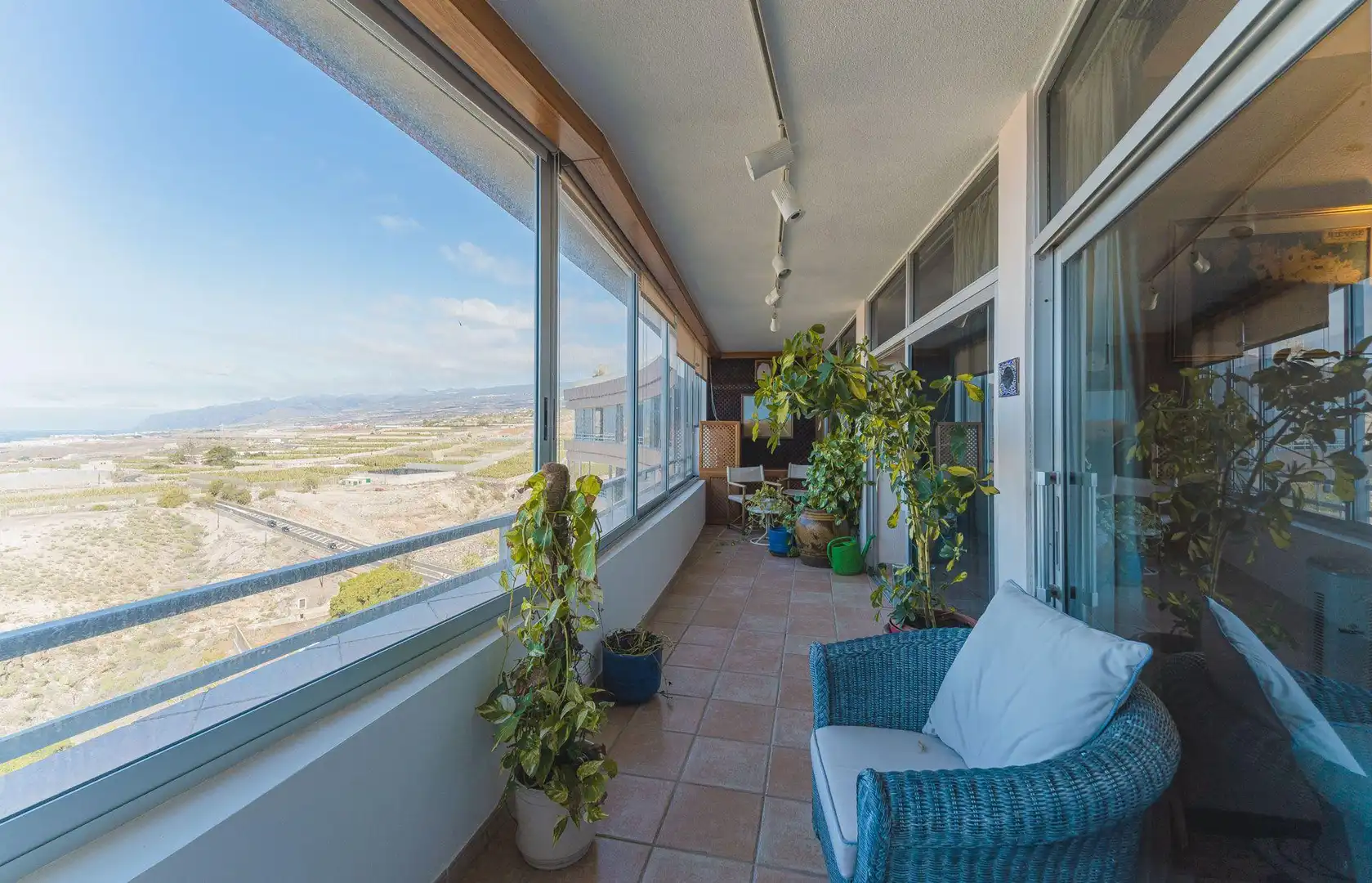 Terrasse von Maisonette zum Verkauf in Adeje mit Privatgarten und Gemeinschaftspool