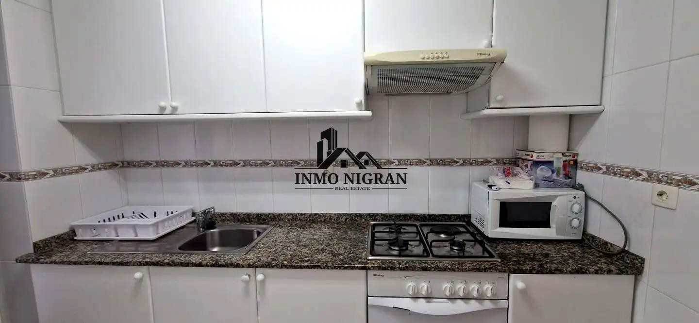 Küche von Wohnung zur Miete in Nigrán mit Terrasse und Möbliert
