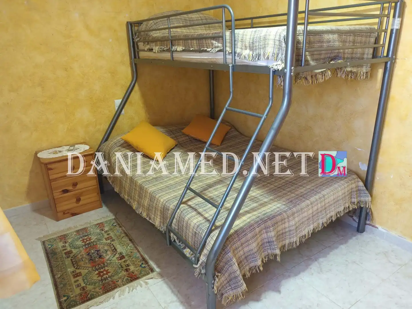 Schlafzimmer von Haus oder Chalet zum Verkauf in Dénia mit Klimaanlage, Heizung und Privatgarten