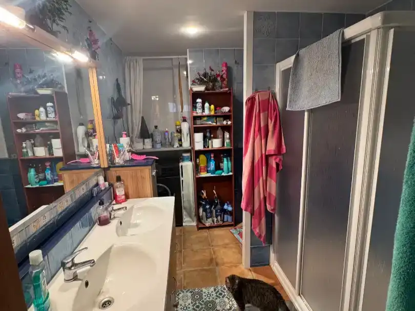 Bathroom of Flat for sale in Amposta  with Air Conditioner, Storage room and Furnished