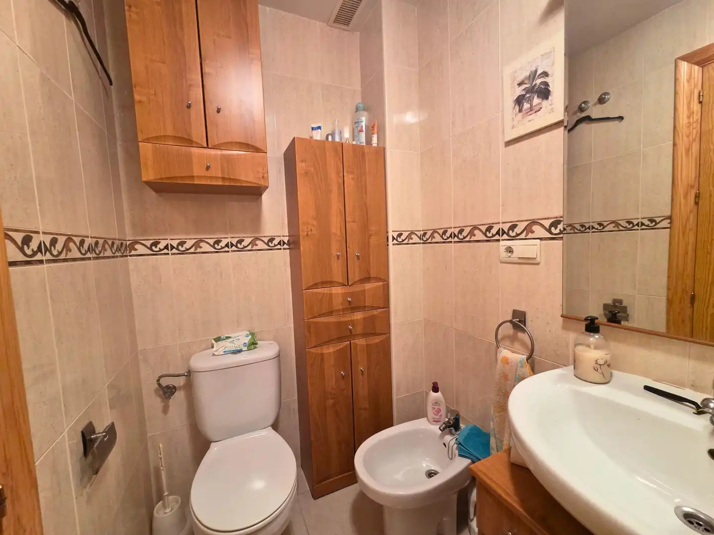 Badezimmer von Wohnung zum Verkauf in La Manga del Mar Menor mit Klimaanlage, Heizung und Terrasse