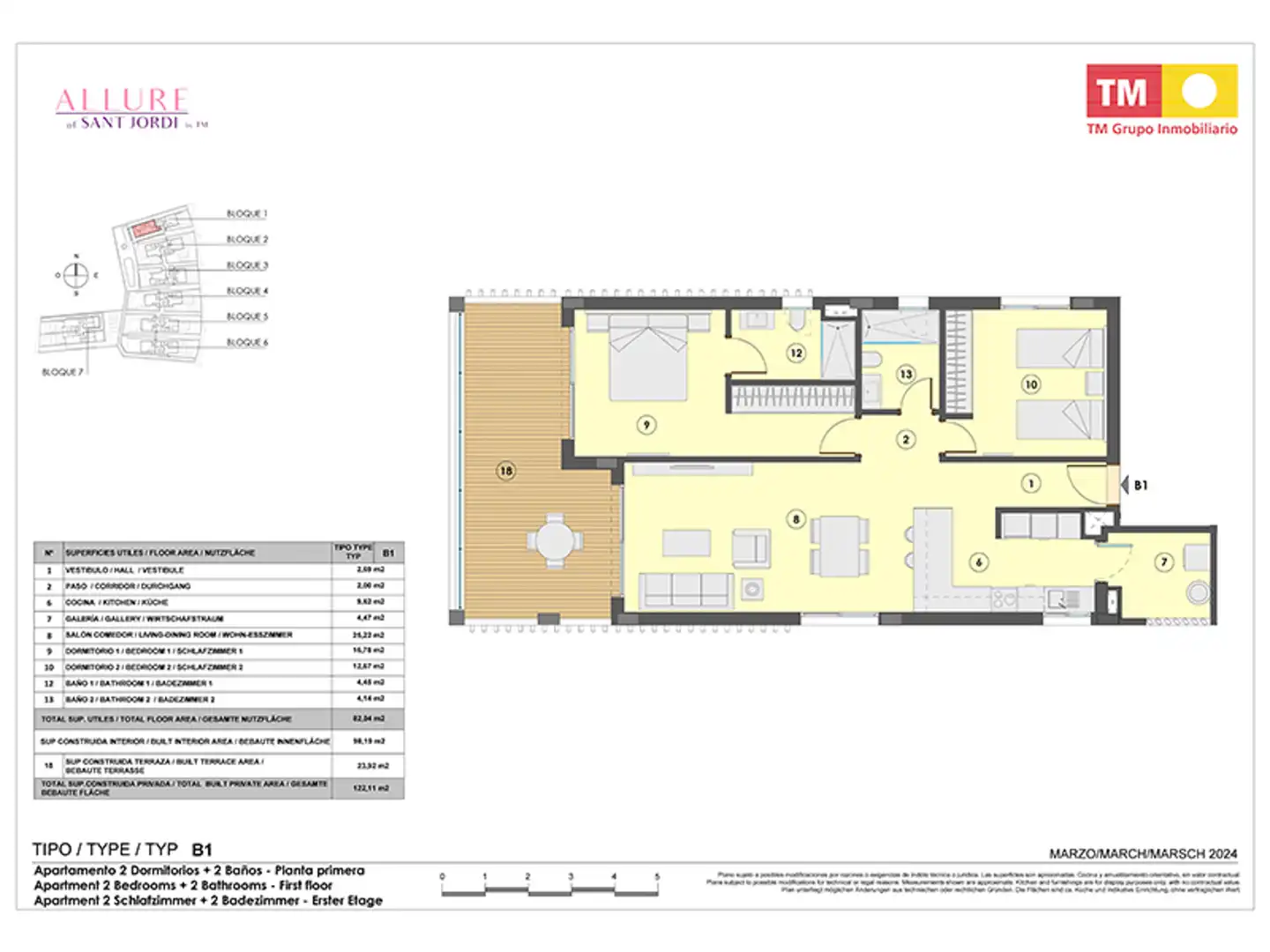 Wohnung mit Terrasse zum Verkauf in Colònia Sant Jordi, imagen 3
