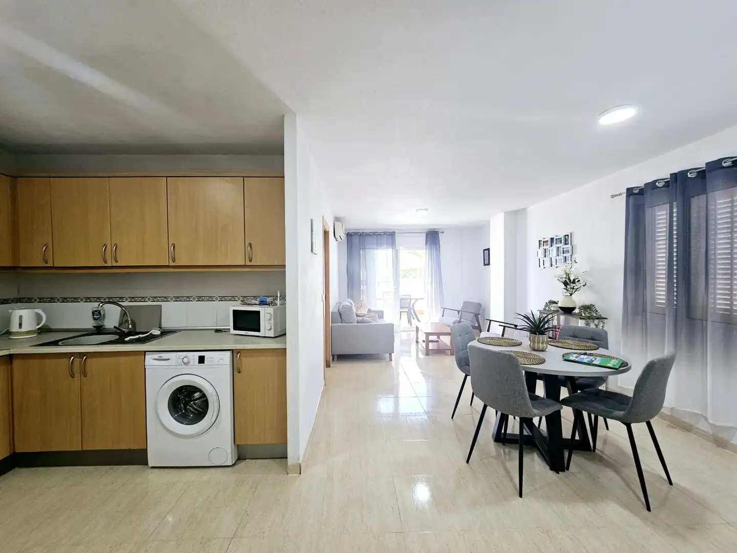 Cocina de Apartamento en venta en Mazarrón con Aire acondicionado, Terraza y Amueblado