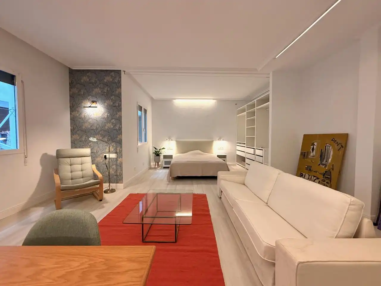 Wohnzimmer von Wohnung zur Miete in Donostia - San Sebastián  mit Heizung