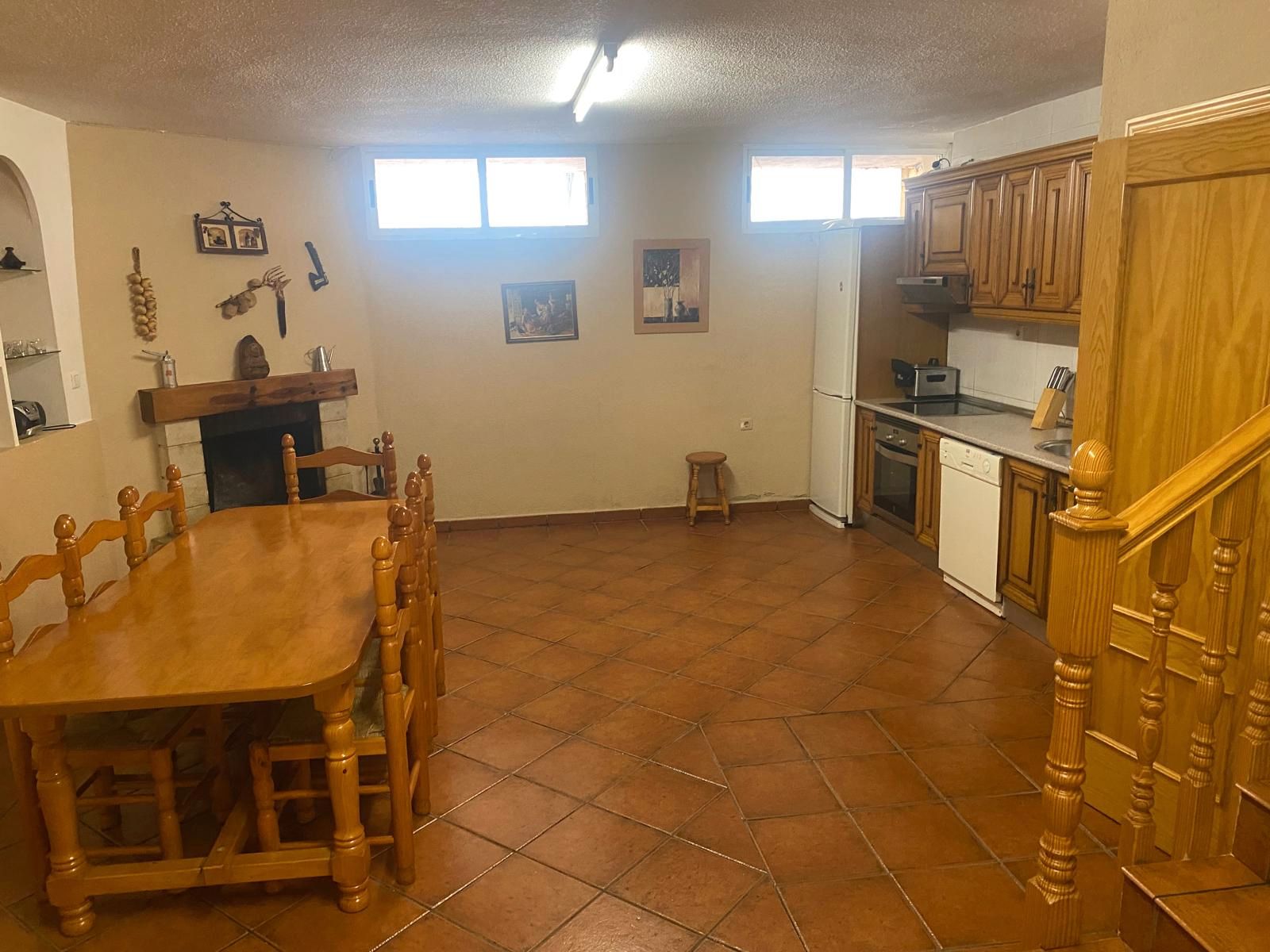 Cuina de Casa adosada en venda en Ciudad Real Capital amb Aire condicionat, Calefacció i Terrassa