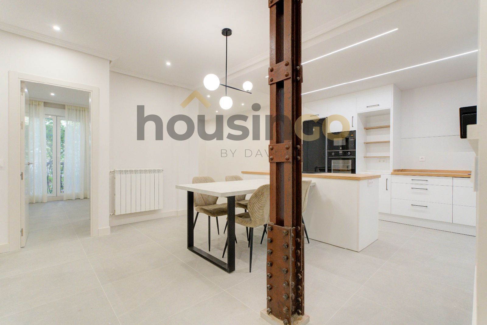 Cuina de Pis de lloguer en  Madrid Capital amb Calefacció, Terrassa i Forn