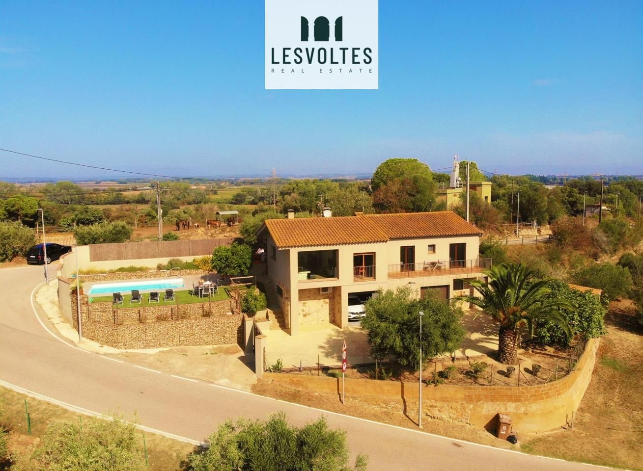 Exterior view of House or chalet for sale in Gualta  with Air Conditioner, Heating and Private garden
