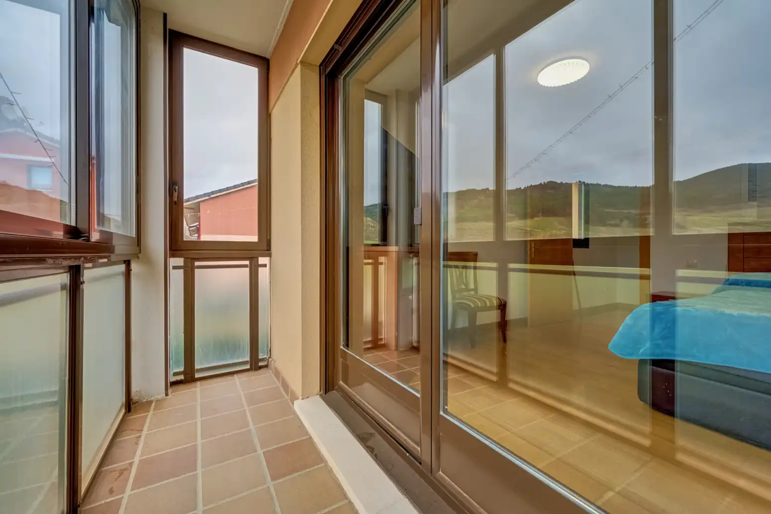 Balcony of Attic for sale in Enériz / Eneritz  with Heating, Private garden and Parquet flooring