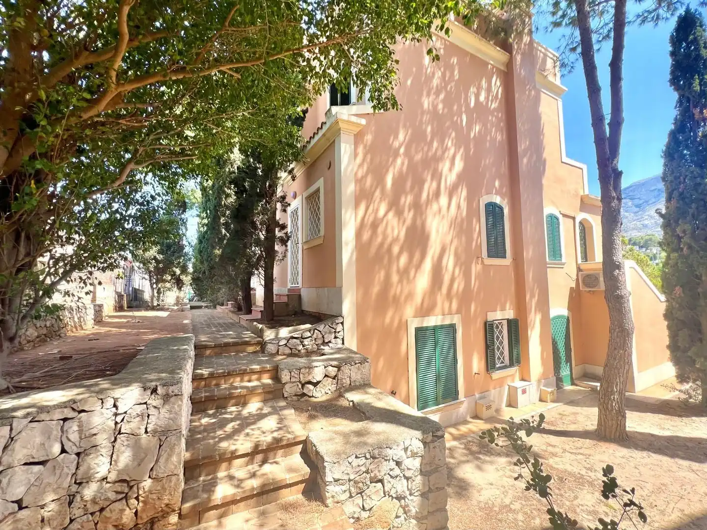 Exterior view of Detached homes for sale in Dénia  with Air Conditioner, Terrace and Community pool