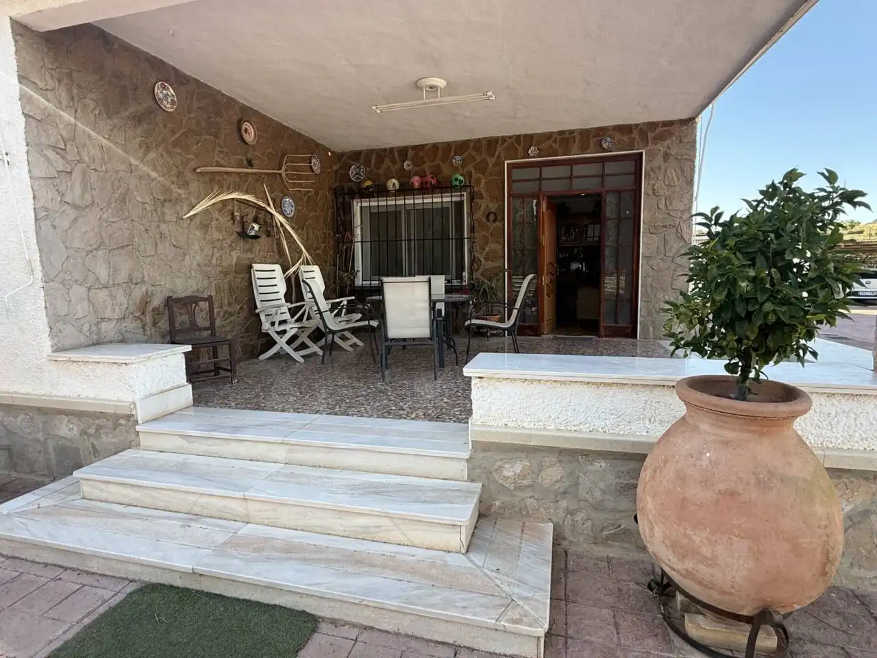 Terraza de Casa o chalet en venta en Elche / Elx con Aire acondicionado, Calefacción y Jardín privado