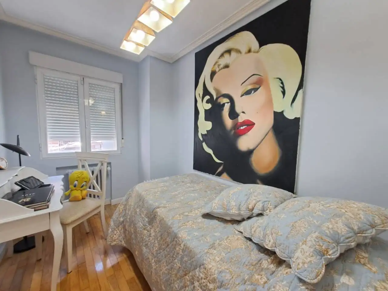 Bedroom of Flat for sale in Burgos  with Heating, Terrace and Alarm
