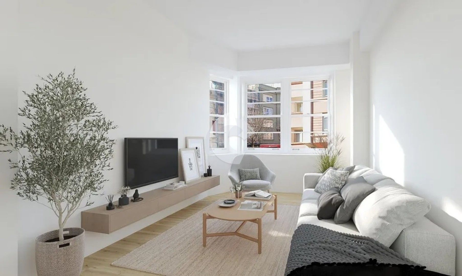 Living room of Flat for sale in A Coruña Capital 
