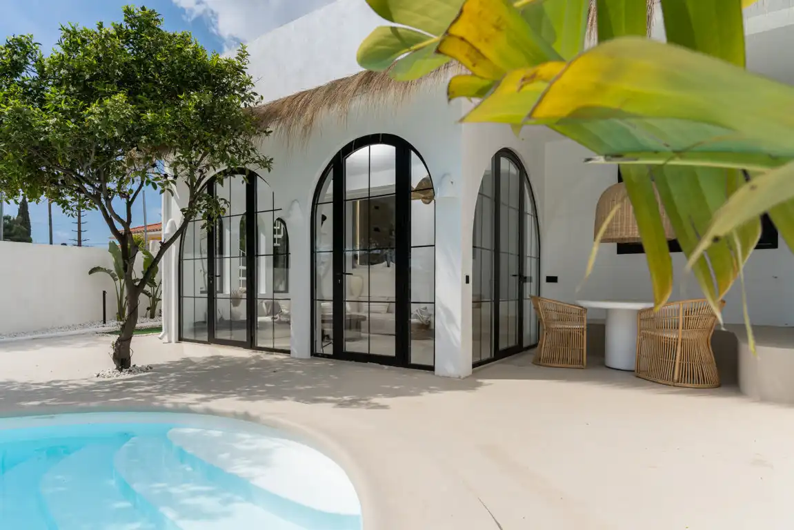 Terrace of Detached homes for sale in Torremolinos  with Air Conditioner, Terrace and Swimming Pool