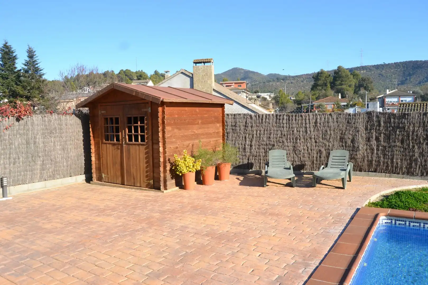 Terraza de Casa o chalet en venta en Sant Vicenç de Castellet con Calefacción, Terraza y Piscina