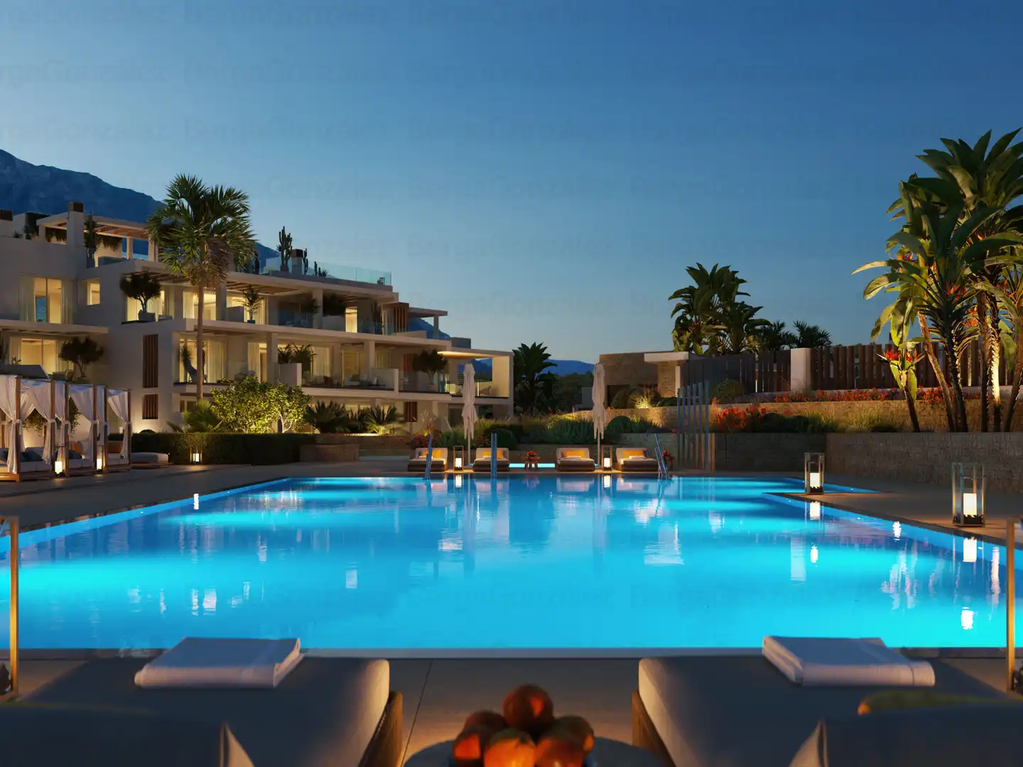 Piscina de Àtic en venda en Marbella amb Aire condicionat, Calefacció i Terrassa