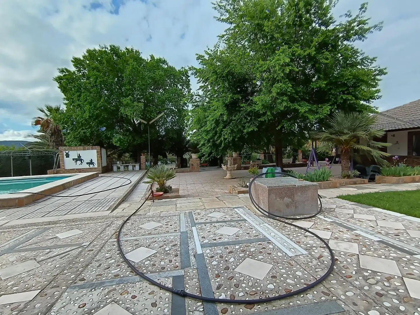Vista exterior de Casa o chalet en venta en Brazatortas con Aire acondicionado, Calefacción y Jardín privado