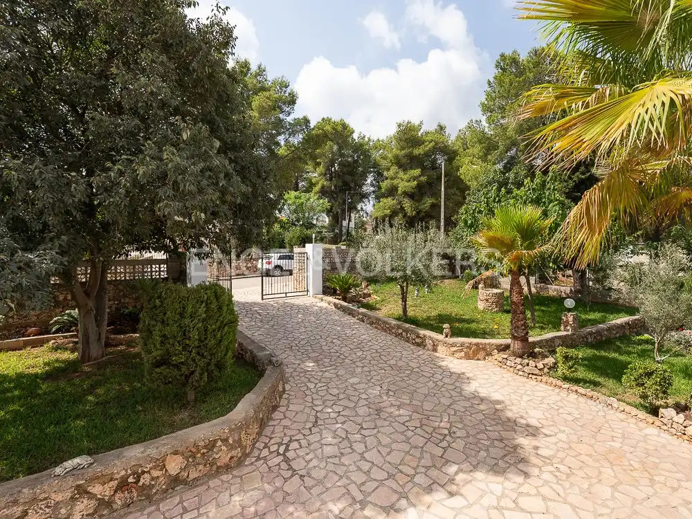 Vista exterior de Casa o xalet en venda en Alberic amb Aire condicionat, Calefacció i Jardí privat