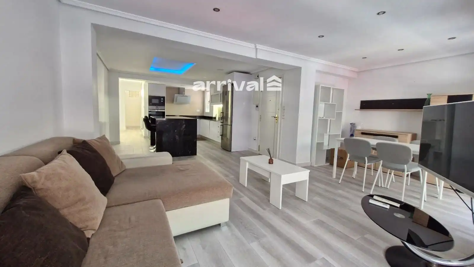 Sala de estar de Piso de alquiler en Valencia con Aire acondicionado, Calefacción y Terraza