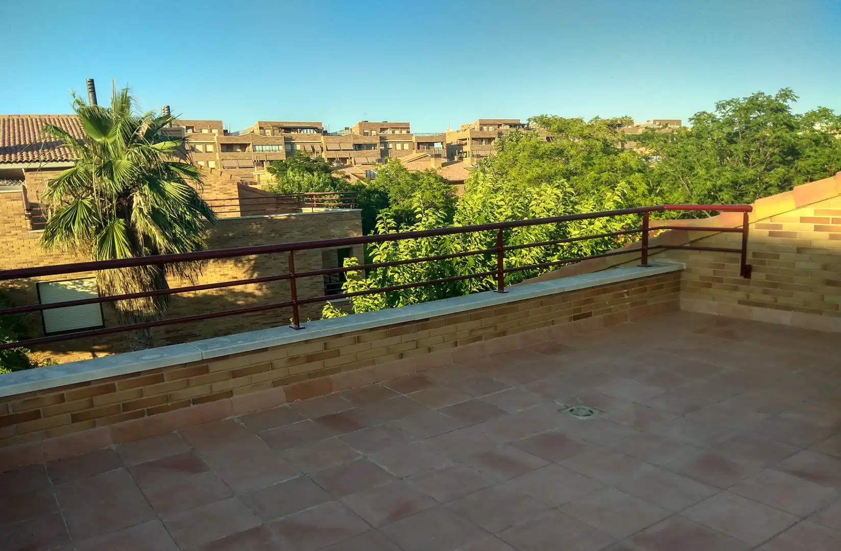 Terrace of Houses for sale in Zaragoza  with Air Conditioner, Private garden and Parquet flooring