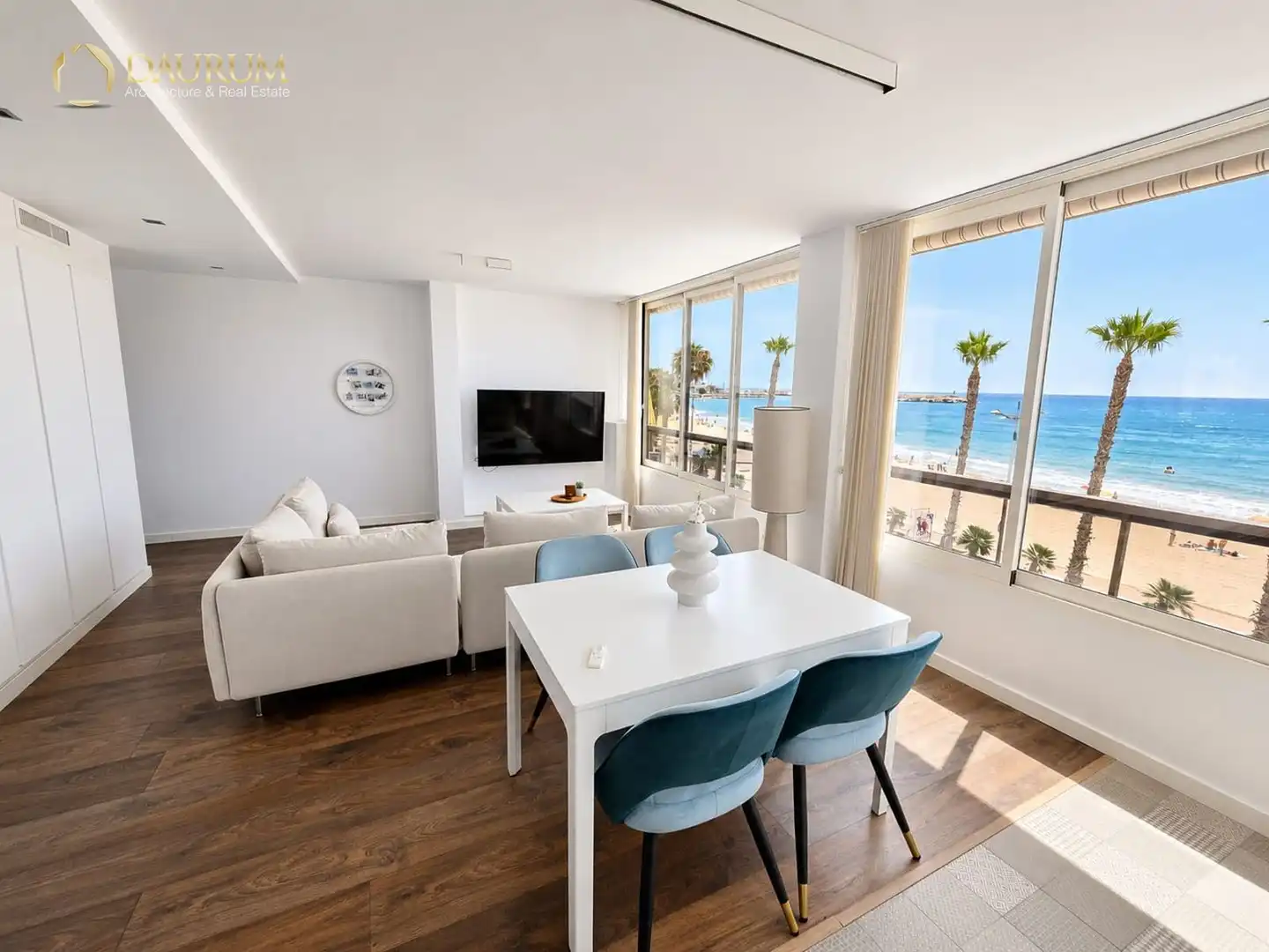 Sala d'estar de Pis en venda en Villajoyosa / La Vila Joiosa amb Aire condicionat, Terrassa i Moblat